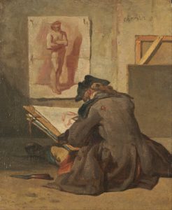 Chardin - Young Student Drawing